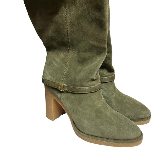 NWT Franco Sarto Paxton Suede Olive Boot 8.5 - Picture 10 of 15
